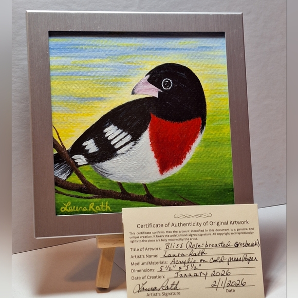 "Bliss" Hand-painted Acrylic Painting - Picture 5 of 15